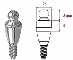 MG Inhex Bont globular cap plastic Maxi 2mm 23258620