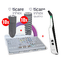 Pachet 4: Osstell Beacon + 10 Implanturi Inhex + 10 Implanturi Quattro + MG Modular Surgical Box