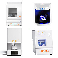 Pachet 5: EVO Milling machine P5.3 + EVO SINTER cuptor sinterizare + EVO 3D Scan Plus + EVO MILL P42 masina de frezat