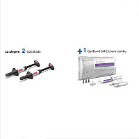 PACHET PROMO 2 x Optishade Universal Seringa 4g KERR + Etching Gel Jumbo 30g KERR