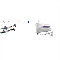 PACHET PROMO 2 X SimpliShade BulkFill 4g KERR + Etching Gel Jumbo 30g KERR