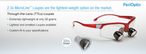 Lupe Perioptix HDMax TTL 3.0X 64R - imagine 2