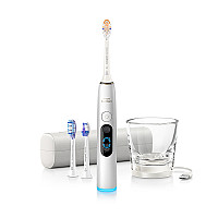 Philips Sonicare Diamond Clean Seria 9000 HX9217/81 Alb sidef