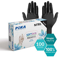 Poka Manusi Nitril L Black