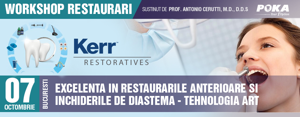 Excelenta in restaurarile anterioare si inchiderile de diastema - Tehnologia ART