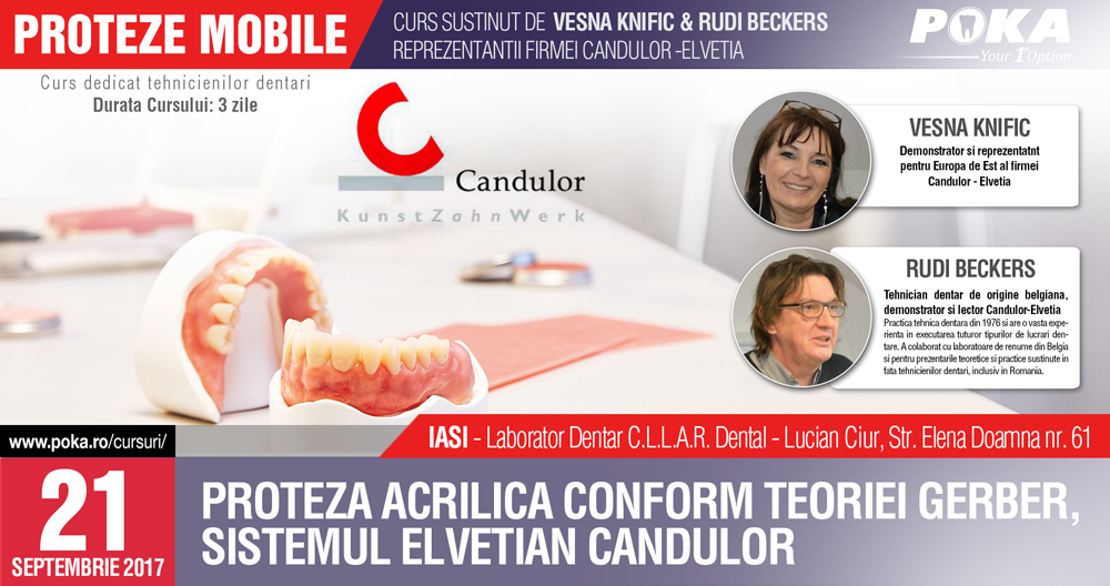 Proteza Acrilica conform teoriei Gerber, SISTEMUL ELVETIAN CANDULOR