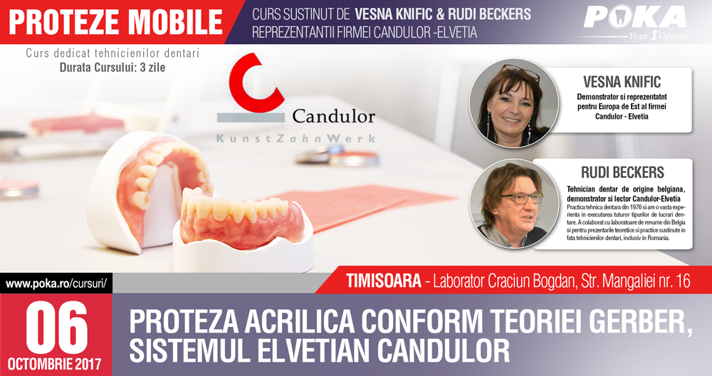 Proteza Acrilica conform teoriei Gerber, SISTEMUL ELVETIAN CANDULOR