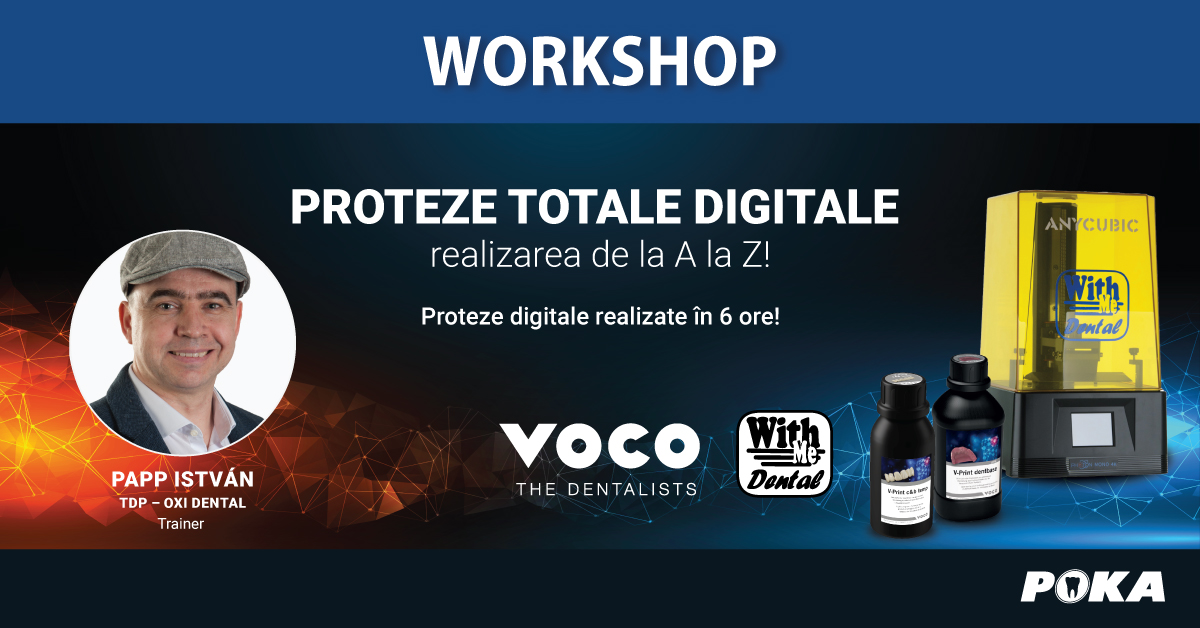Proteze totale digitale &ndash; realizarea de la A la Z. Proteze digitale realizate in 6 ore.