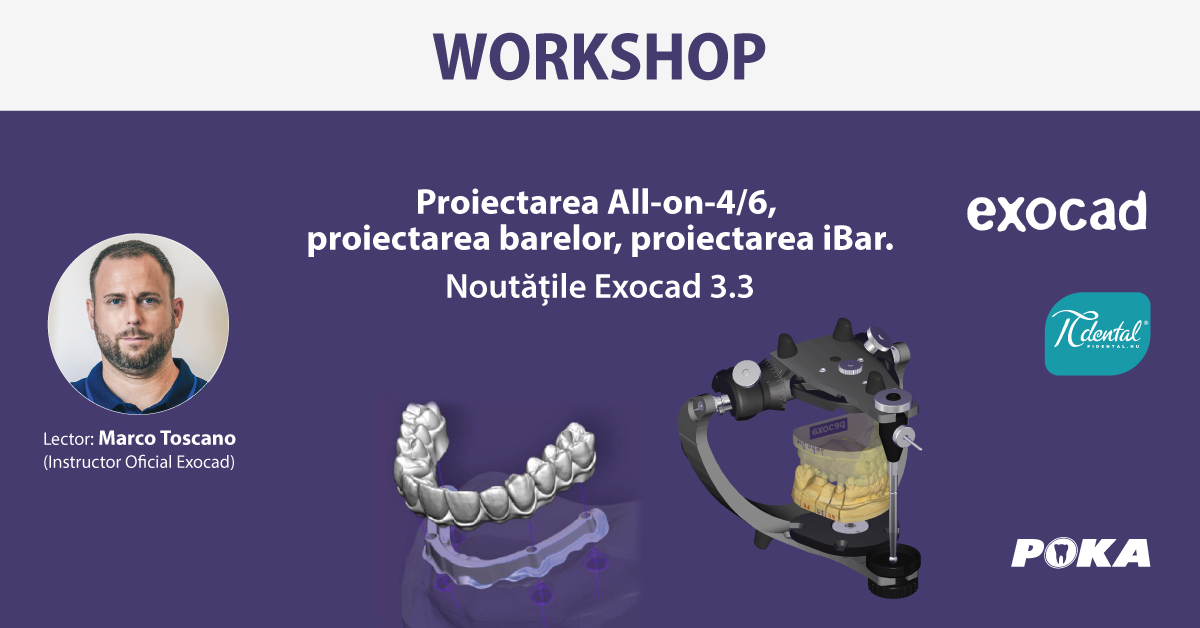 Proiectarea All-on-4/6, proiectarea barelor, proiectarea iBar / Noutatile Exocad 3.3