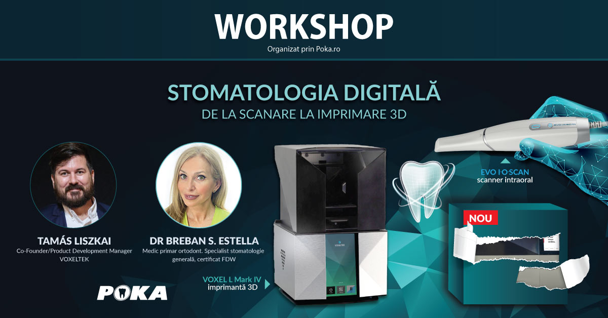 Stomatologie digitala - de la scanare la imprimare 3D