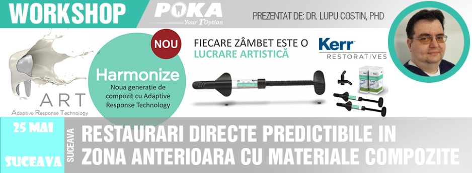 Protocol clinic pentru restaurari directe predictibile in zona anterioara